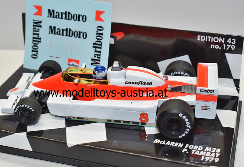 McLaren M28 Ford 1979 Patrick TAMBAY 1:43 McLaren M28 Ford 1979 Patrick TAMBAY 1:43